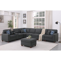 Ollie chenille sofa discount